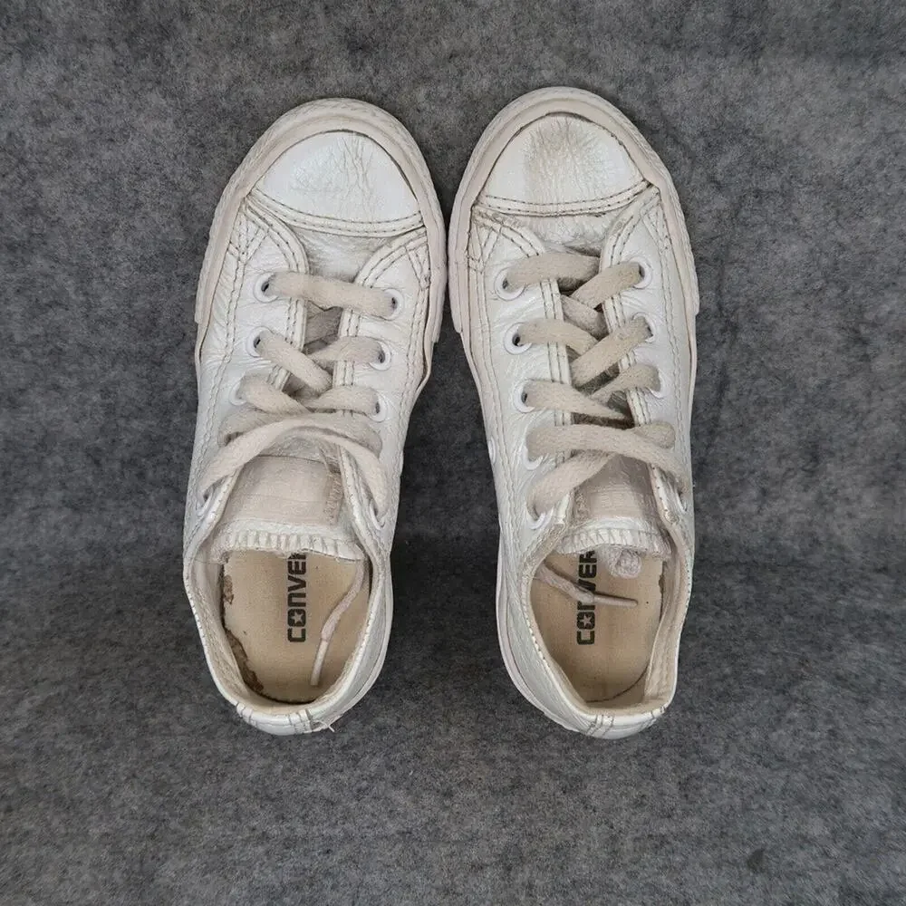 Converse Shoes Kids 12 Sneakers Chuck Taylor All Star Leather Youth Lace Up Low